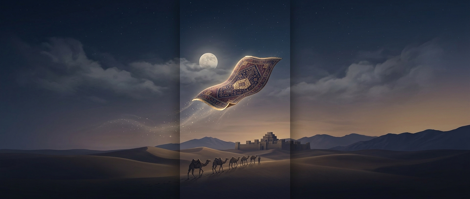 Why flying carpets began as Persian folklore
