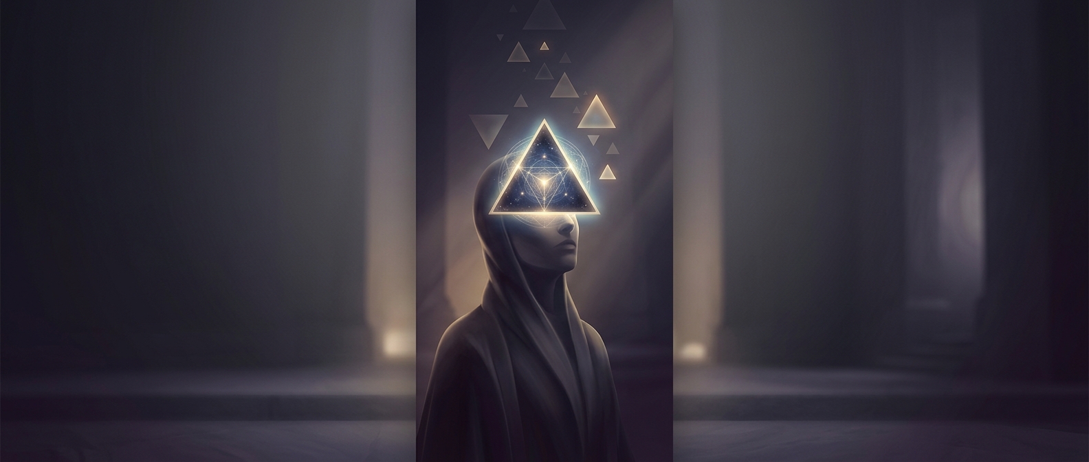 Triangle symbols represent inner sight