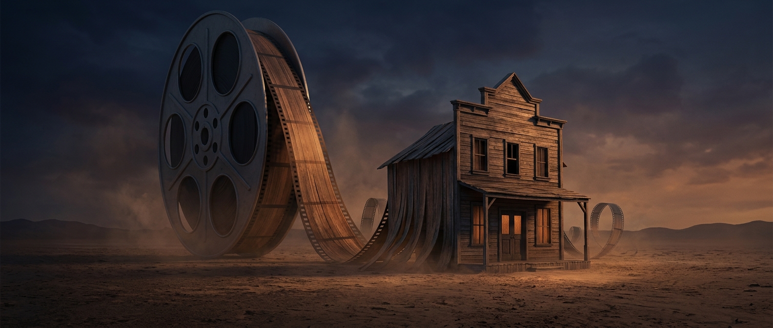 The Wild West's movie towns were reused endlessly
