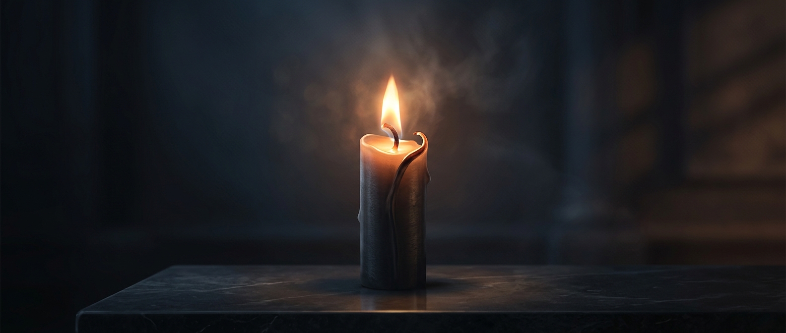 Why candle wicks curl out of the flame