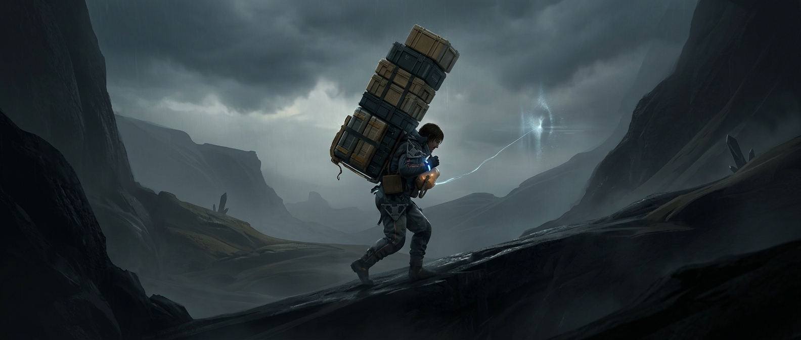 Death Stranding заставляет вас балансировать коробки