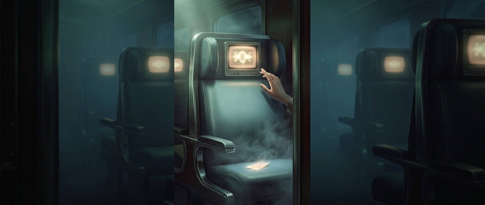 Train seat reservation screens that never update