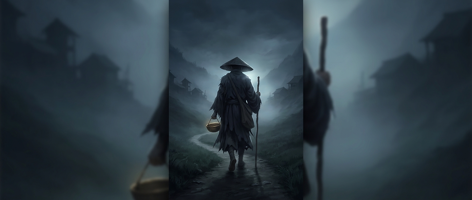 Wandering monks lived entirely by mooching off others