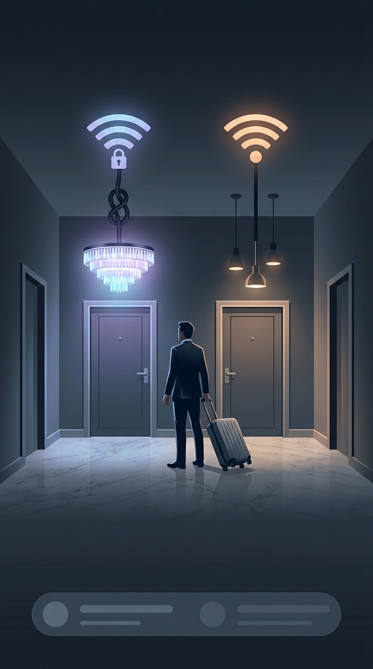 Why on earth do $800-a-night luxury hotels charge extra for Wi-Fi while cheap motels include it?