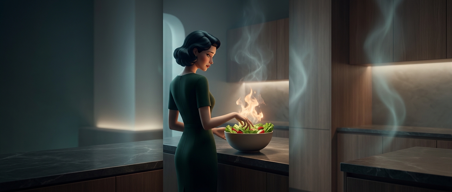 В The Sims салат может устроить пожар на кухне