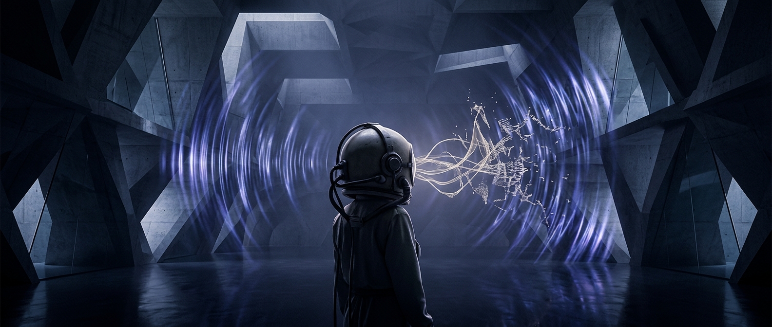 The artwork that makes a voice disappear