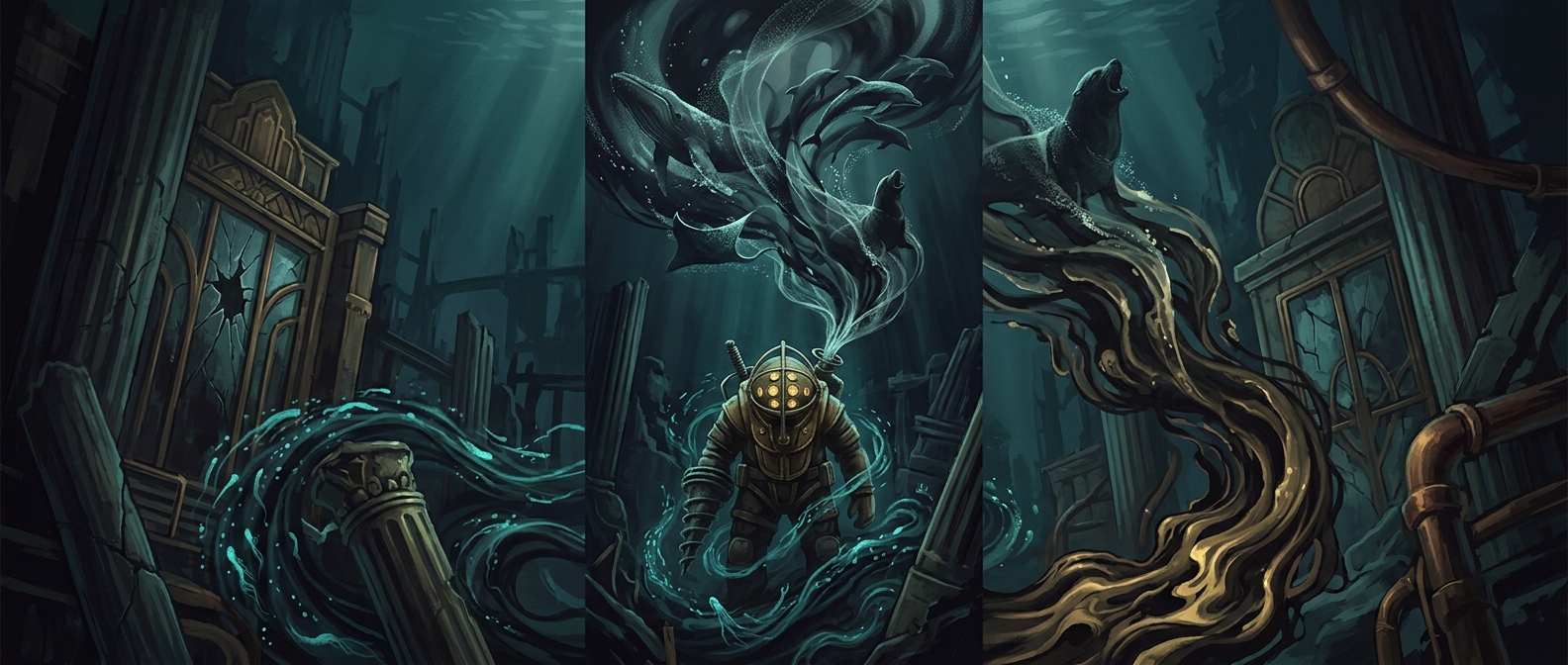 BioShock's monsters groan like slowed-down animals