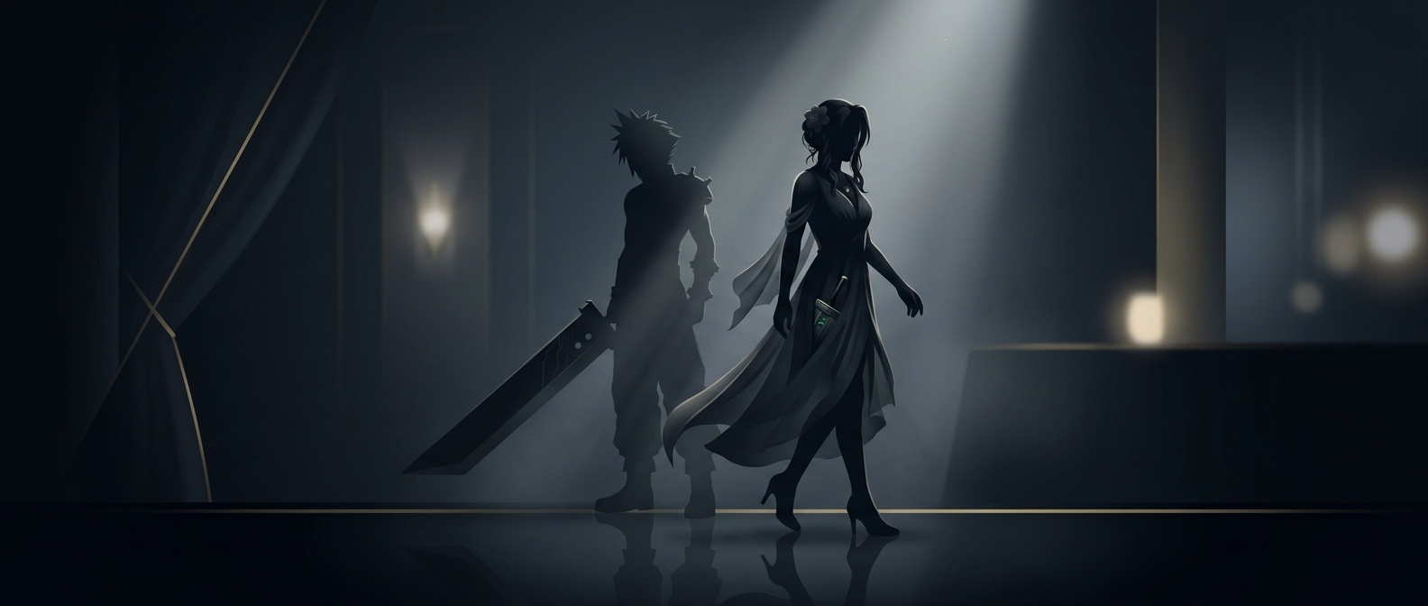 When Cloud Strife had to wear a dress