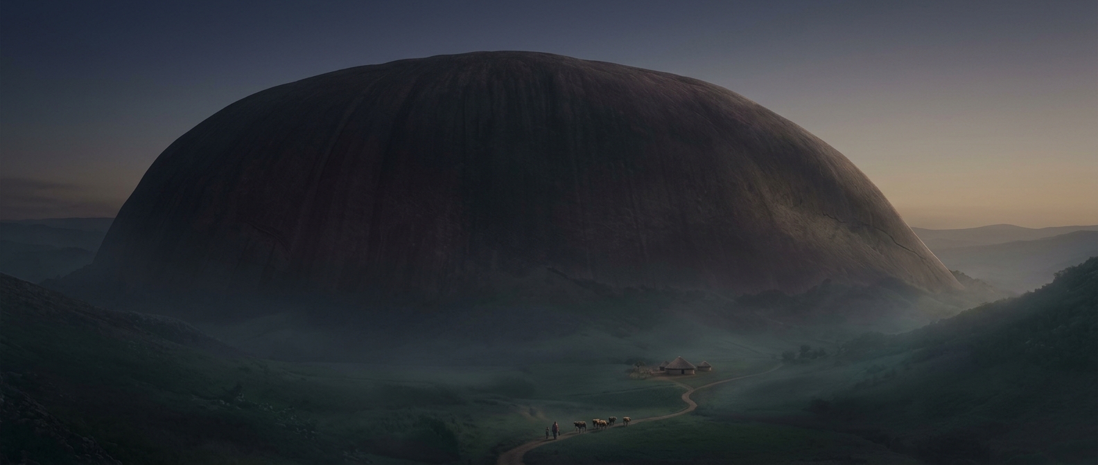 Swazi granite domes are incomprehensibly massive stones