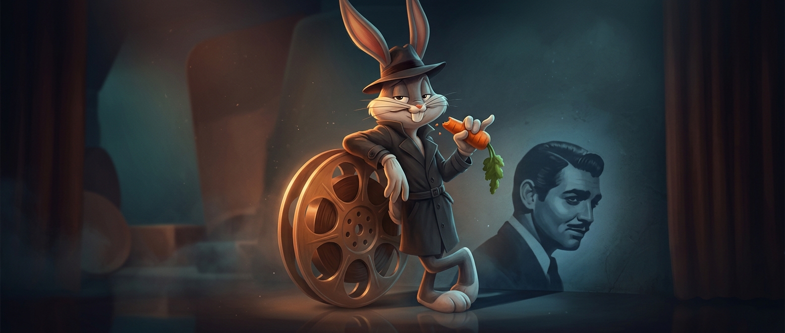 Почему Bugs Bunny жует морковь