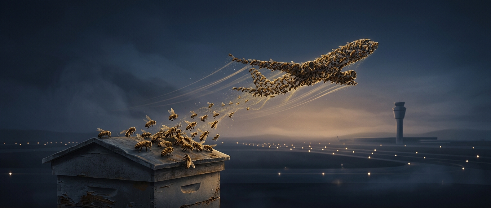 Why some airports keep beehives