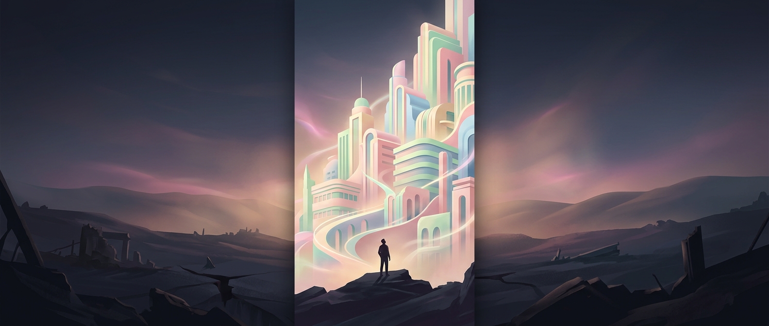 Napier rebuilding birthed pastel architectural utopias