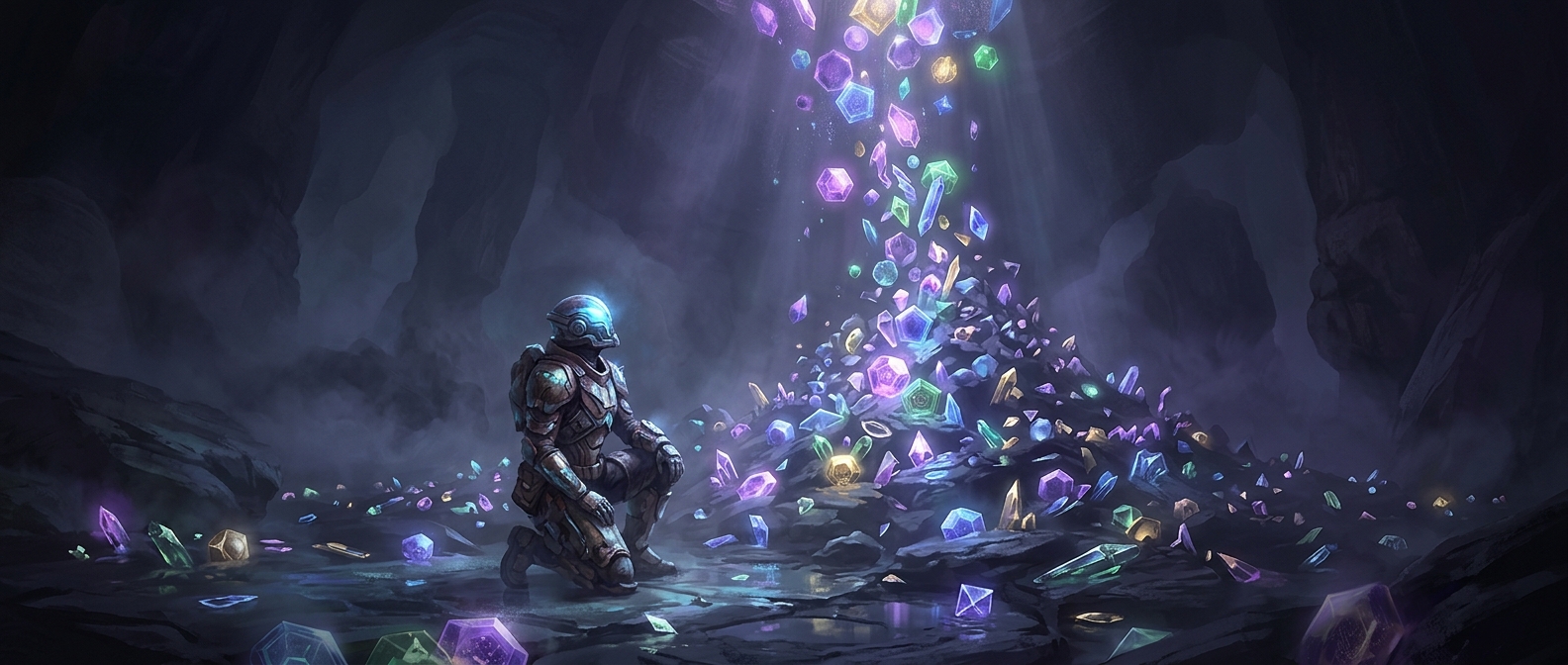 Destiny heavily encourages fierce grinding for random loot