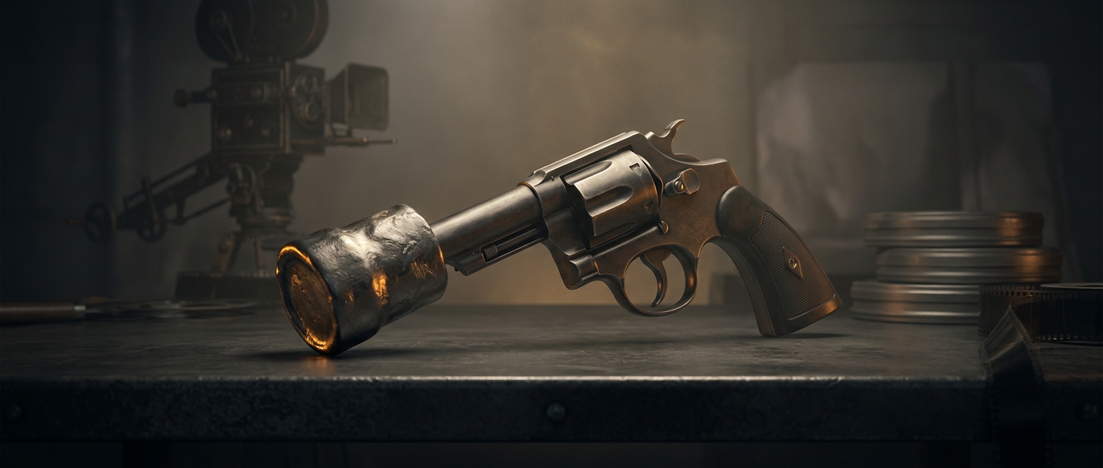 Prop firearms are heavily plugged to prevent actual firing