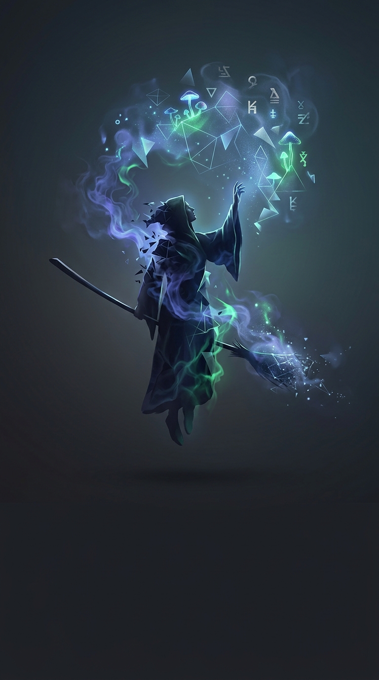 The myth of witches flying on broomsticks originates from a highly disturbing hallucinogenic practice. What was it?