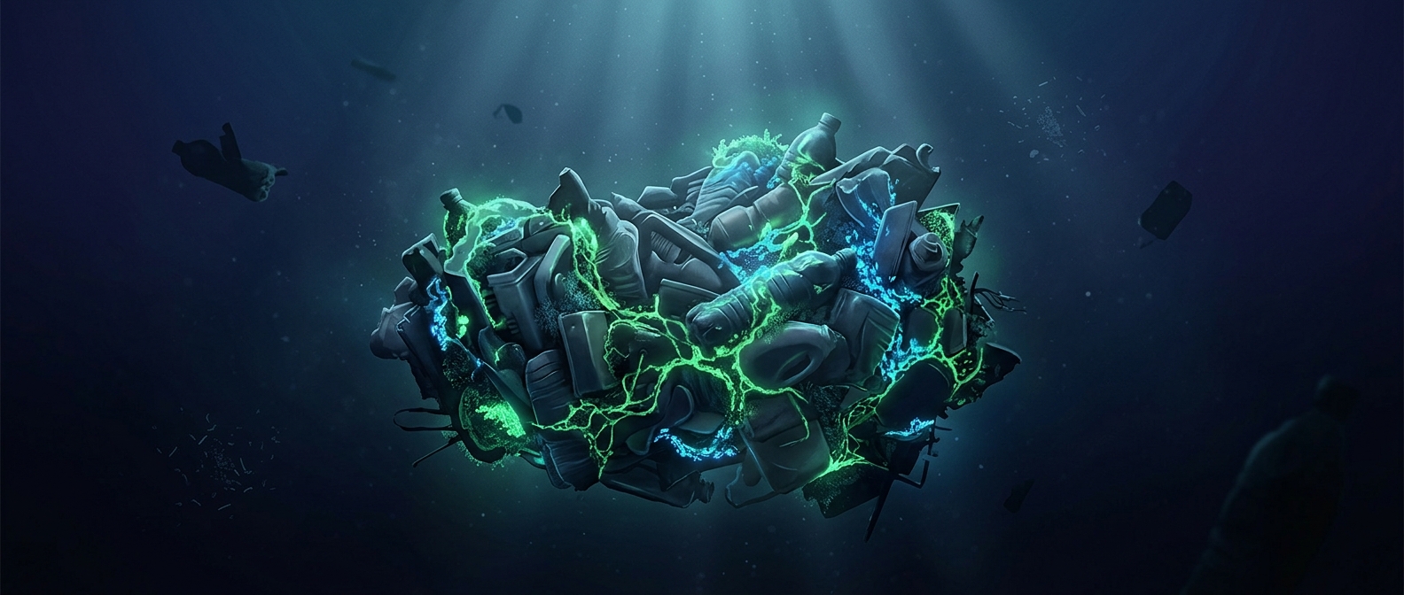 The strange ecosystem living on ocean plastic
