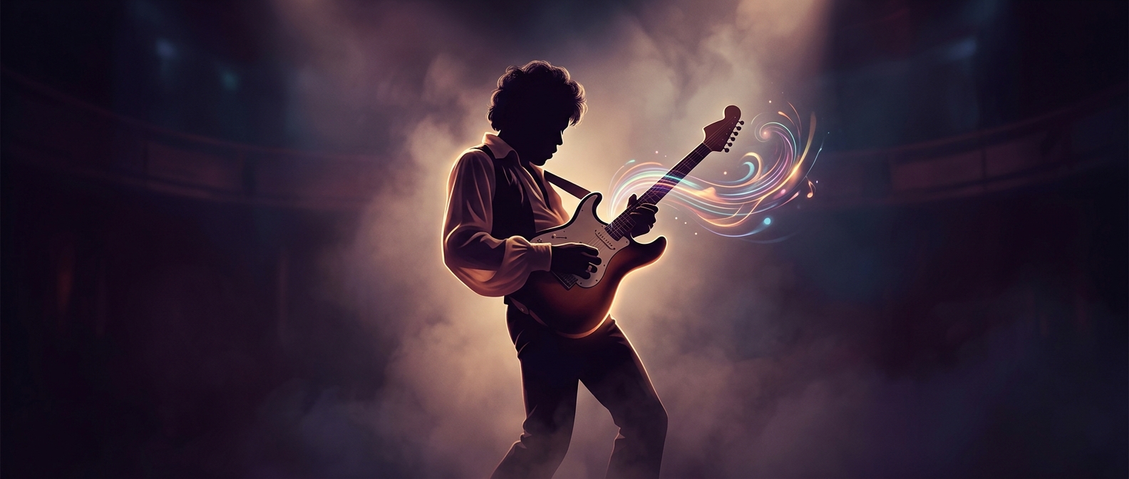 Why Jimi Hendrix played guitars upside down