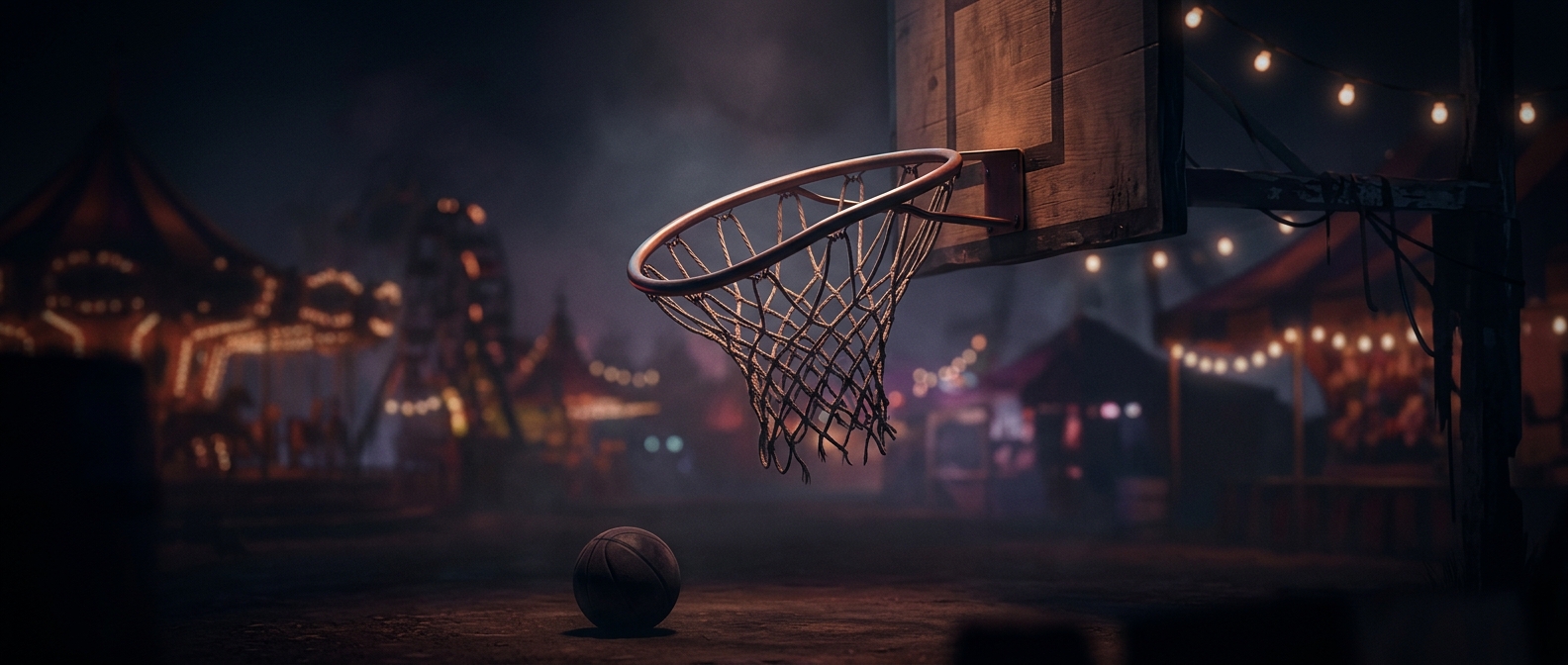 That carnival hoop may be smaller than regulation