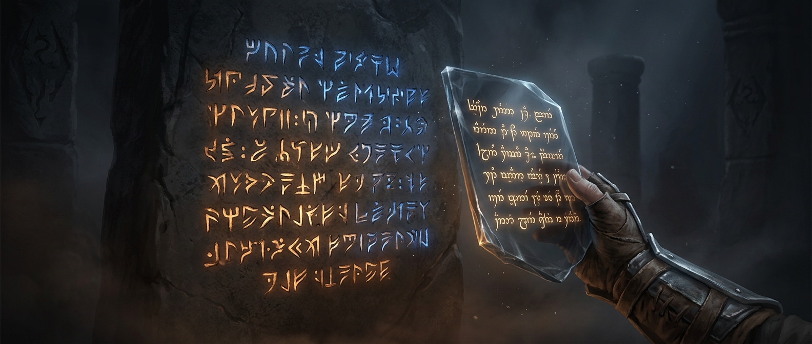 В Skyrim можно говорить на полноценном языке драконов