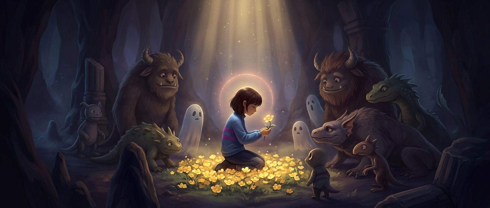 Undertale позволяет пощадить абсолютно каждого врага, которого вы встречаете
