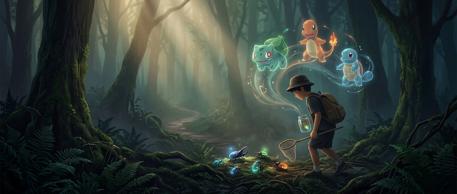 Как охота за жуками привела к созданию Pokémon