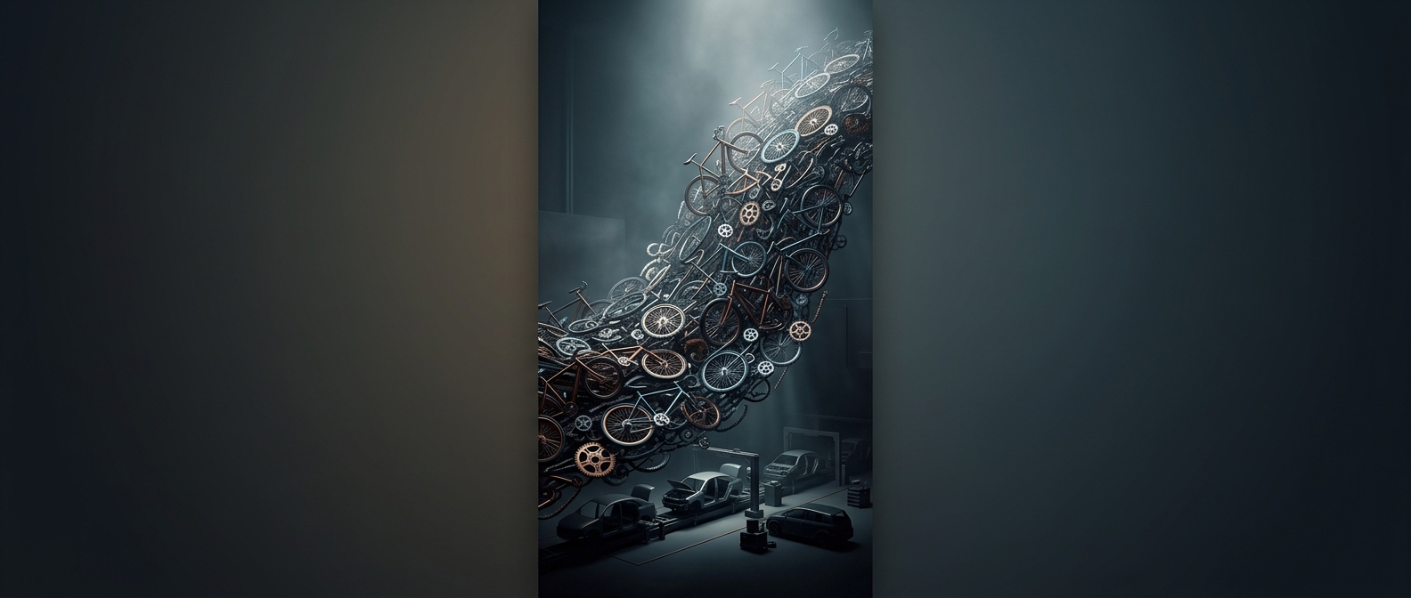 The world makes far more bicycles than cars