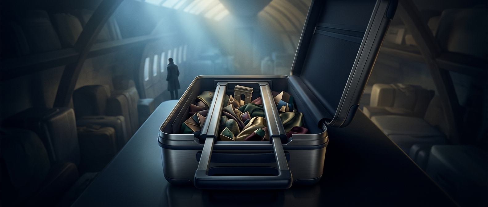 Retractable handles steal valuable internal bag room