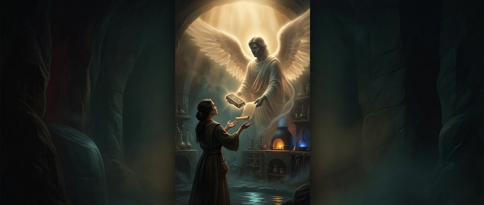 Zosimos of Panopolis wrote early alchemy texts claiming angels taught metallurgy to women in exchange for sex