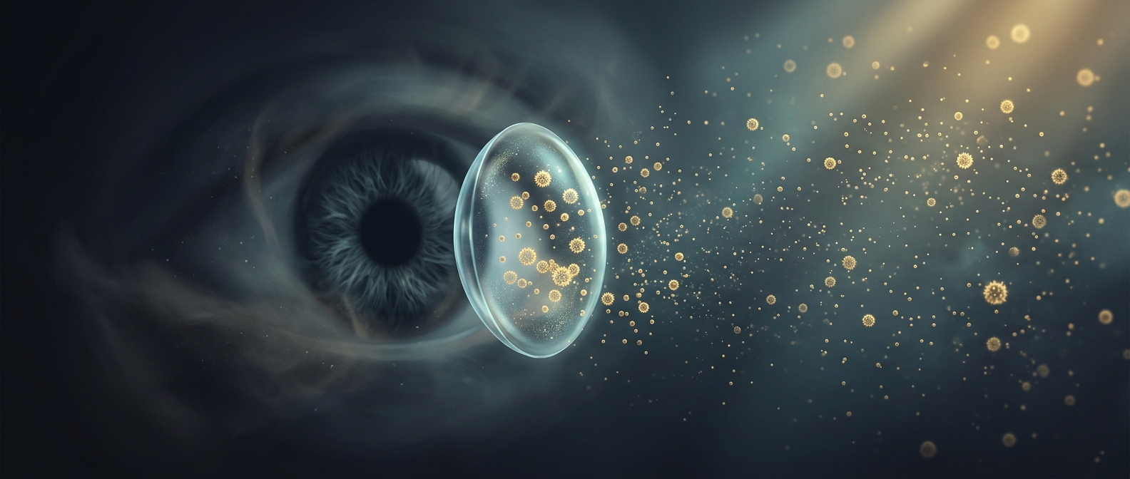 Why contact lenses can make pollen allergies worse