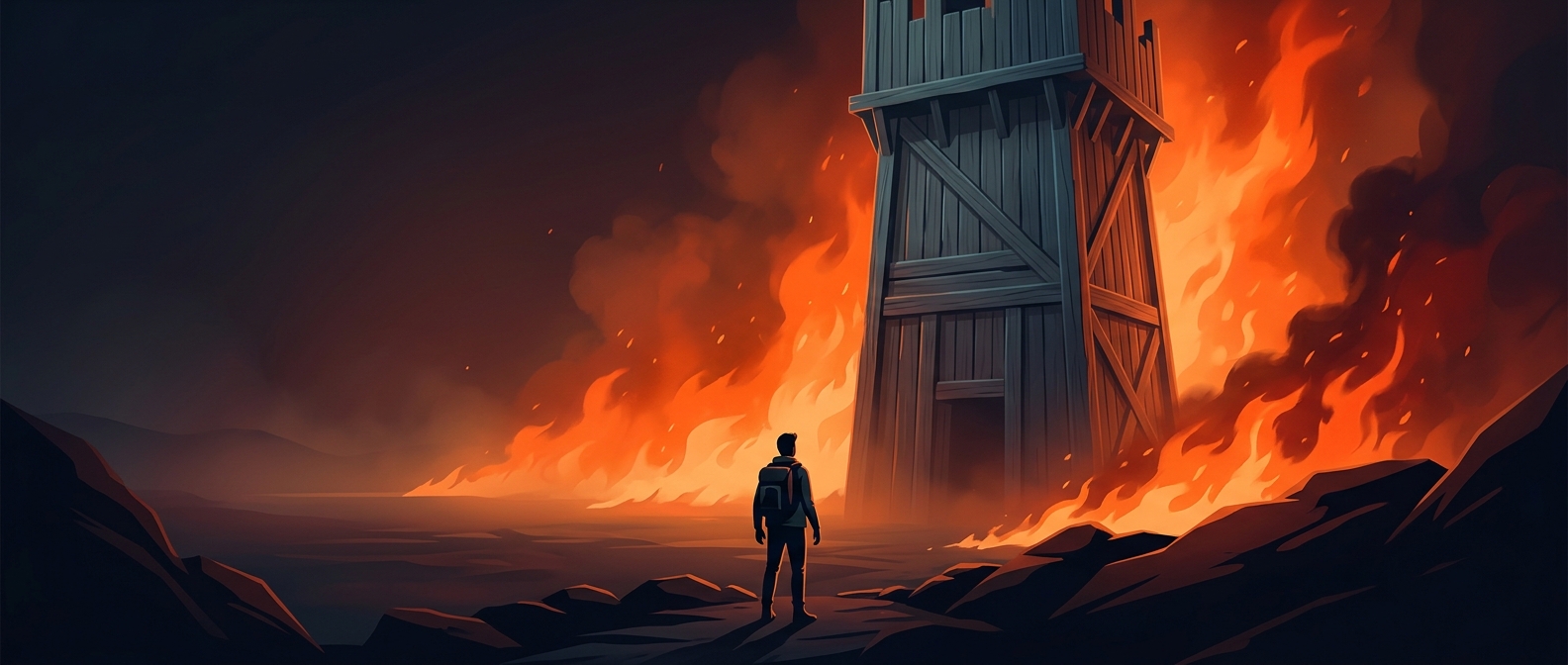 In games, fire obeys the plot