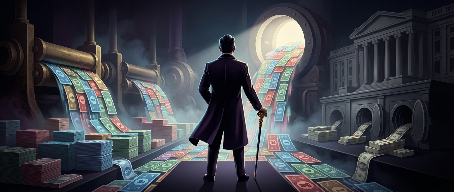 Monopoly ежегодно печатает больше денег, чем Казначейство США