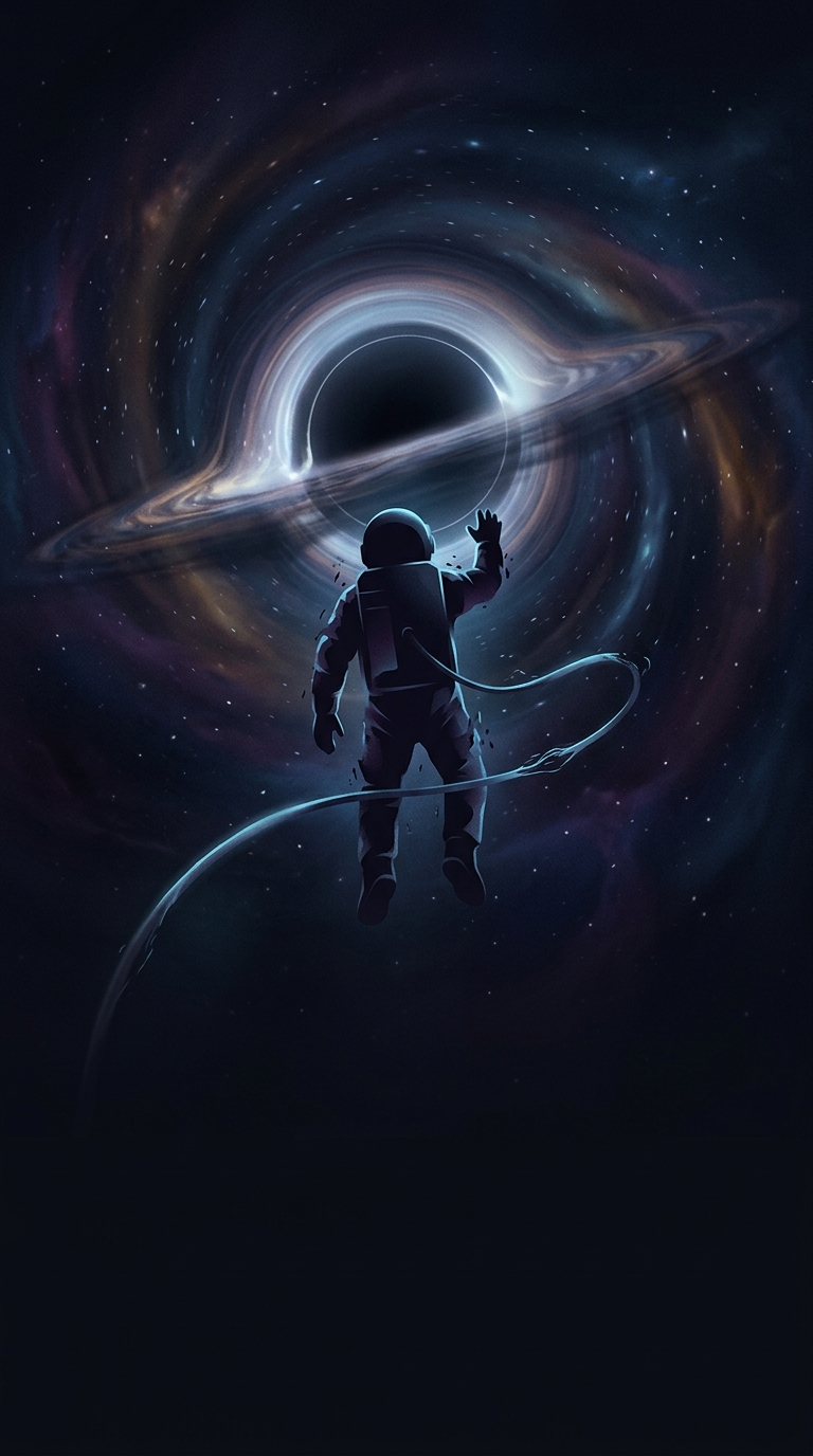 If you safely watched a friend fall directly into a black hole, what would you actually see?