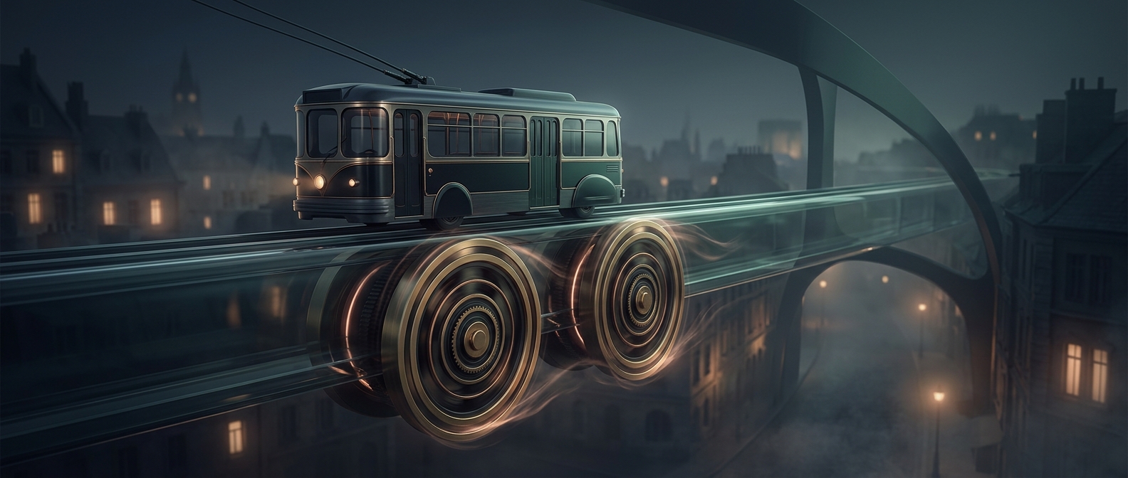 The buses that ran on spinning flywheels