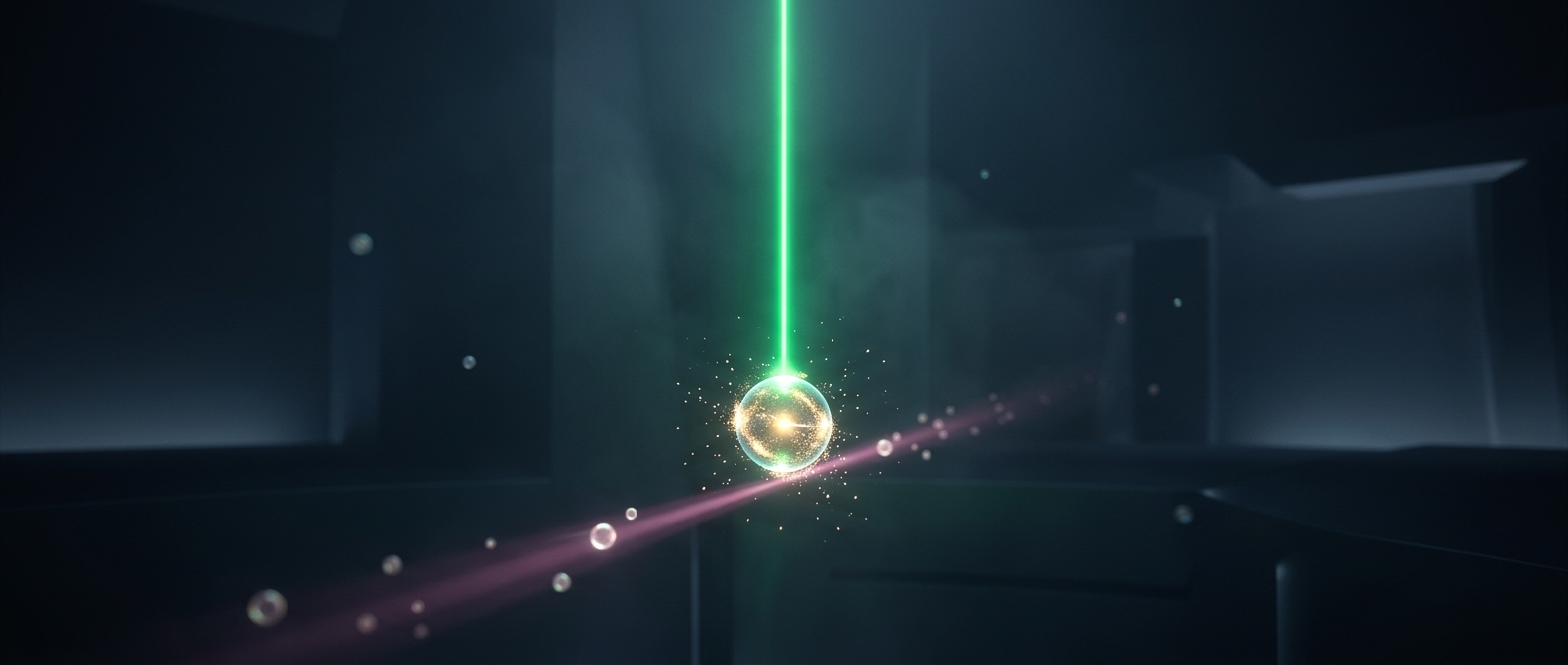 Lasers can act as tweezers for tiny particles