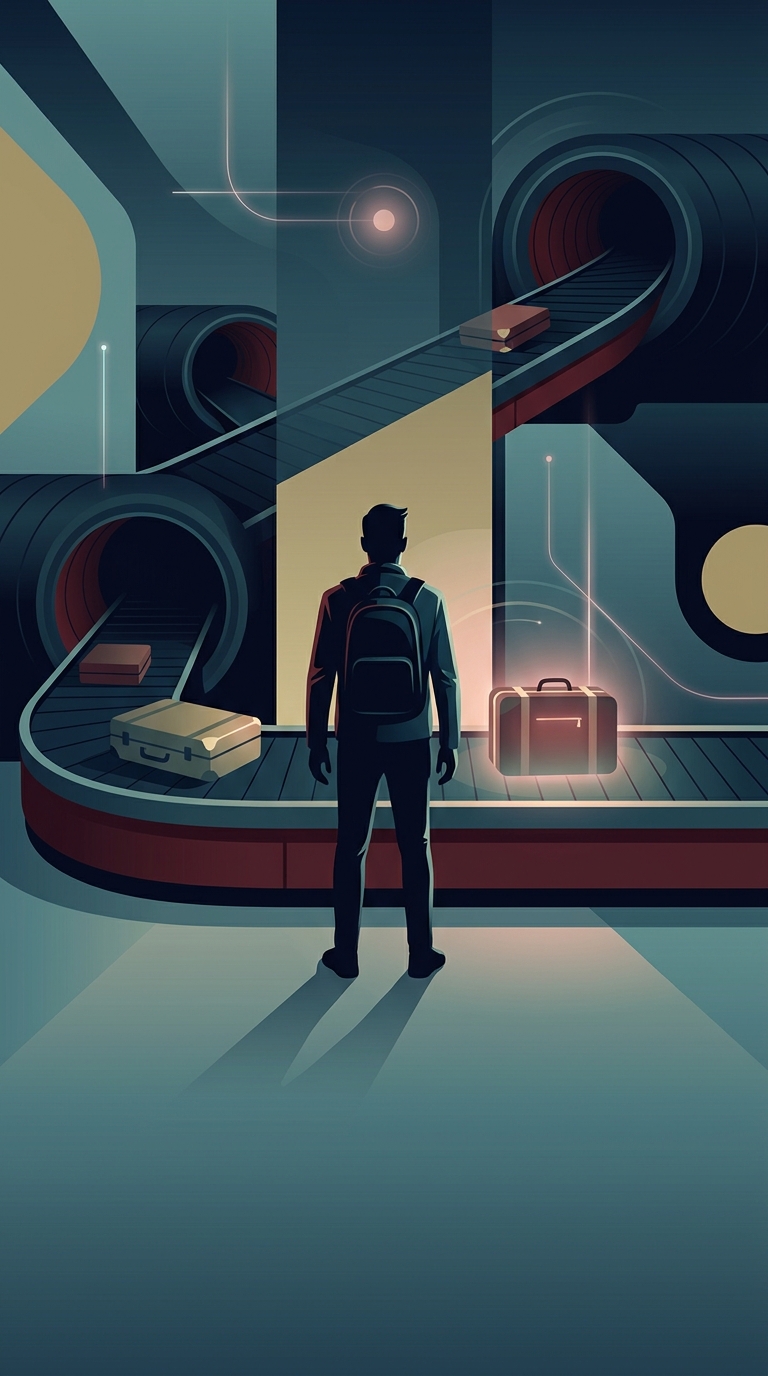 What hidden factor actually determines whether your checked luggage comes out first at the baggage carousel?