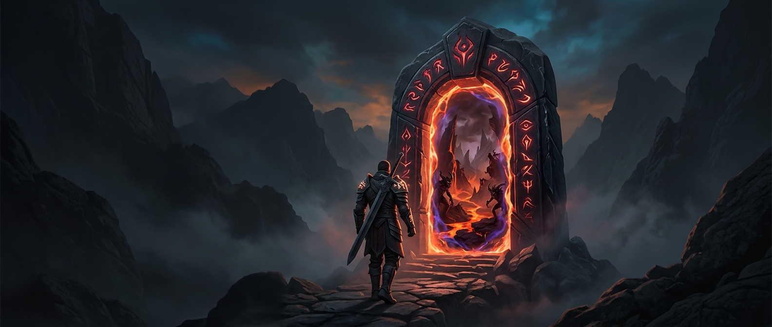 Archstones transport slayers to demon realms