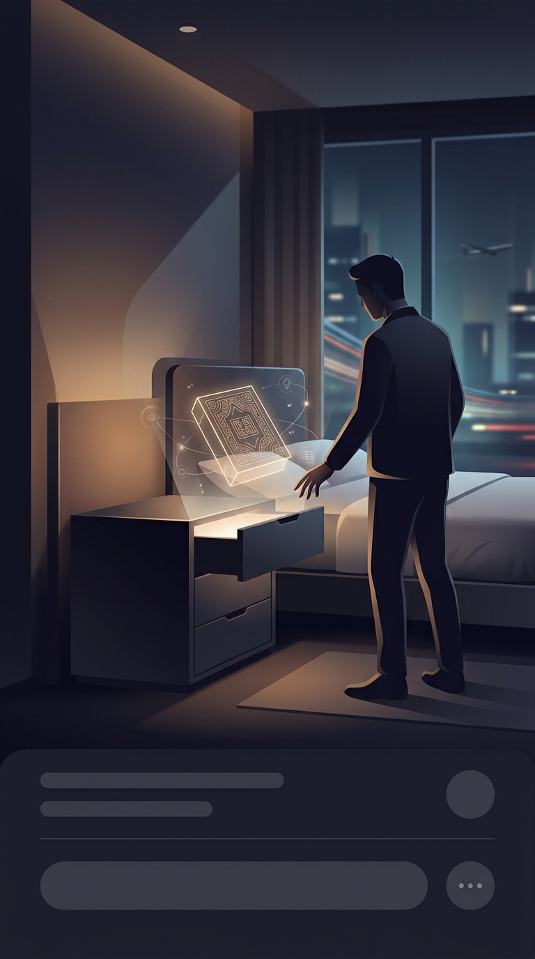Why is there almost always a random religious Bible secretly hidden inside American hotel room nightstands?