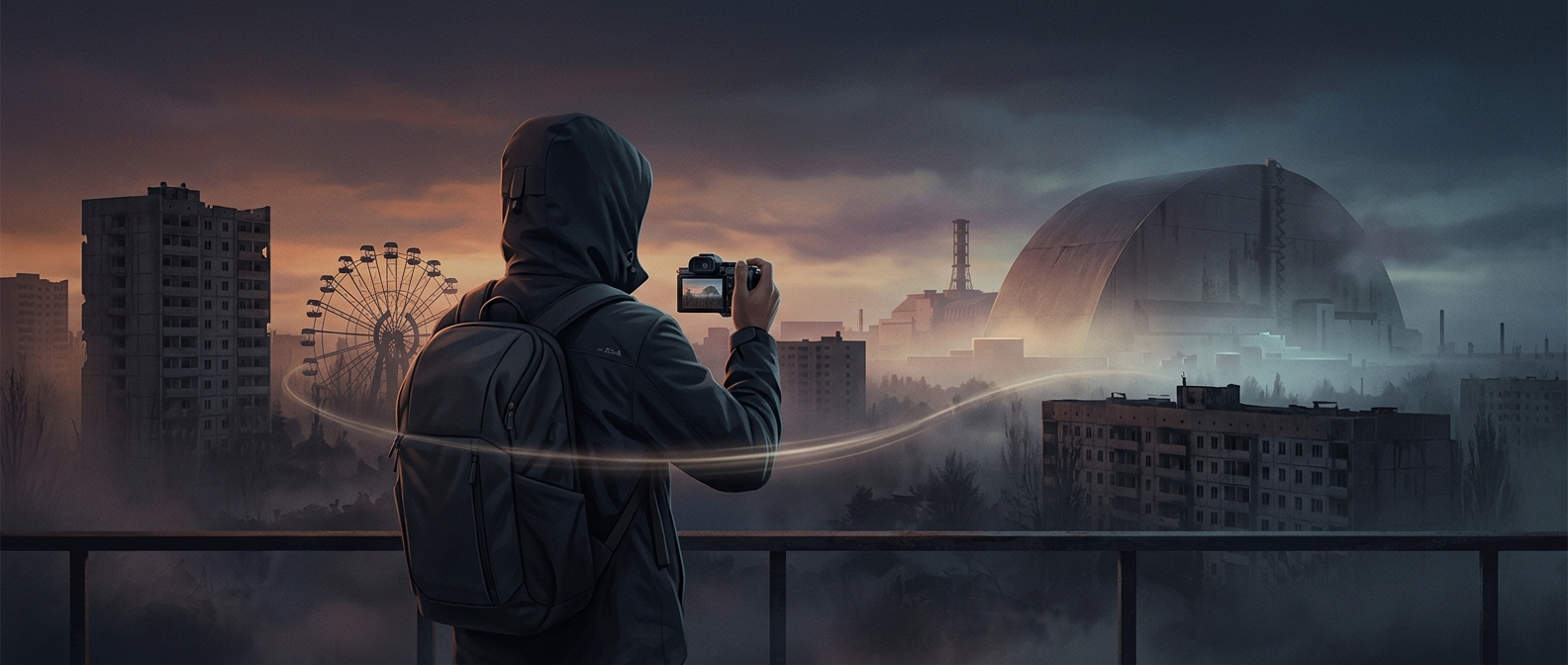 Atomic tourism involves visiting nuclear wastelands