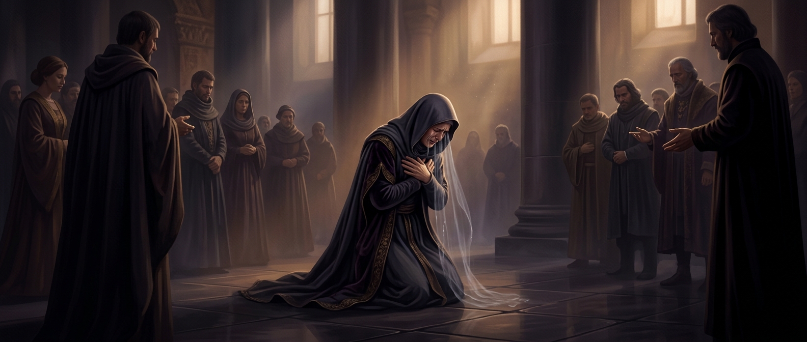When crying in public was a sign of refinement