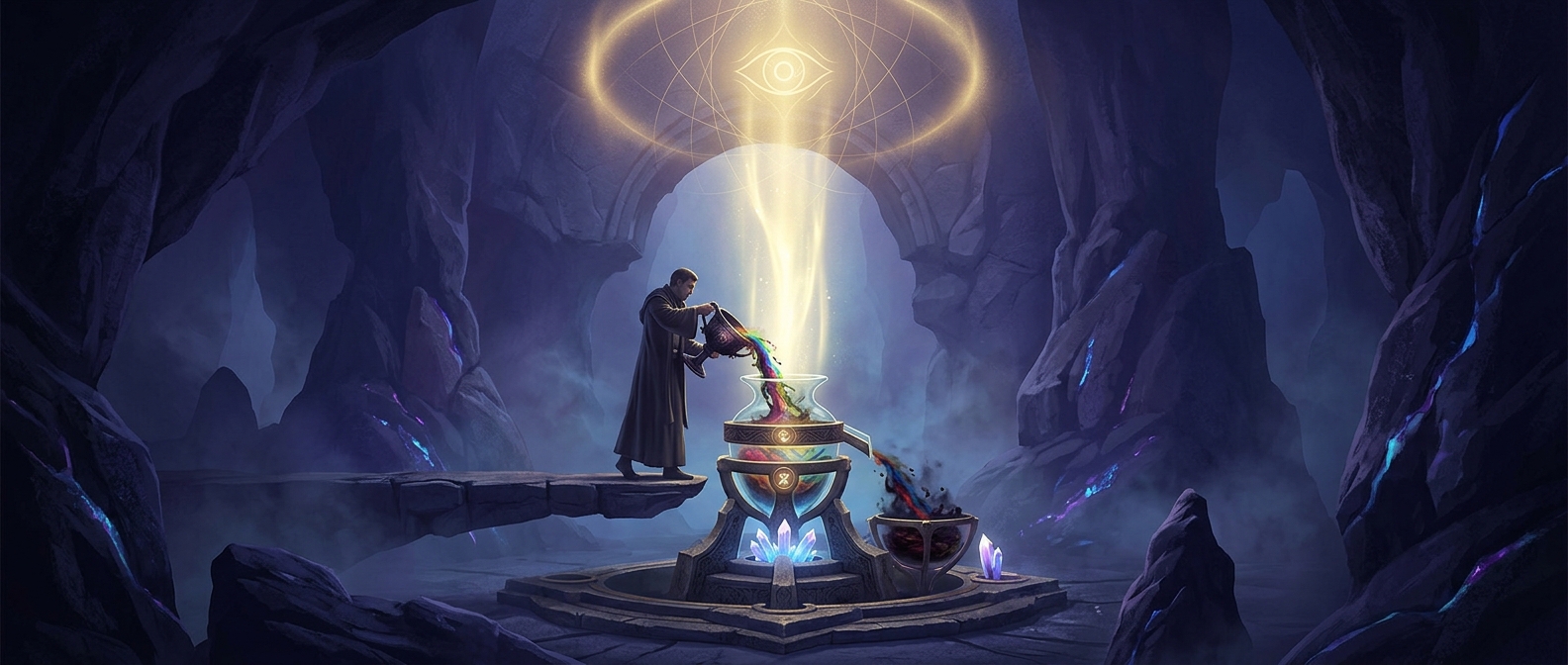 Filtering mixed components isolates spiritual traits