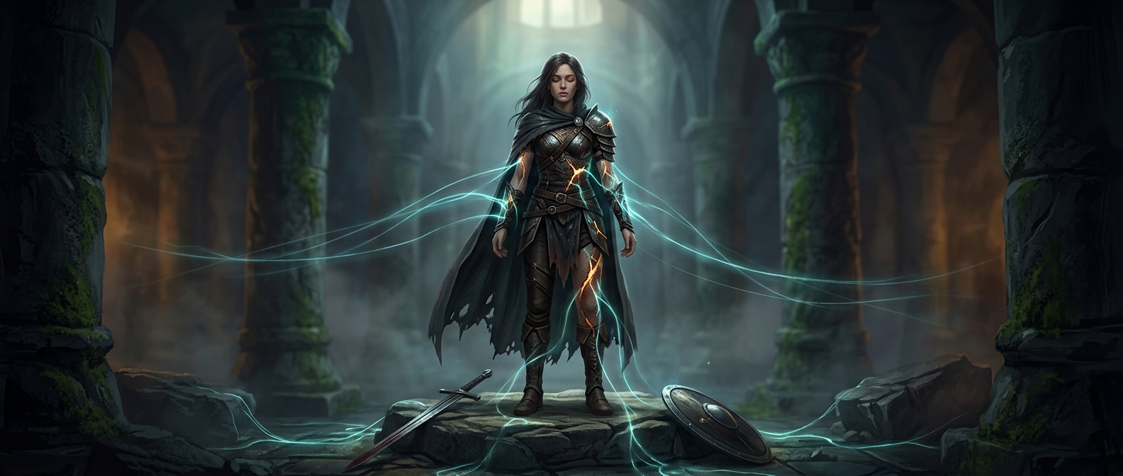 Standing perfectly still magically restores lethal wounds