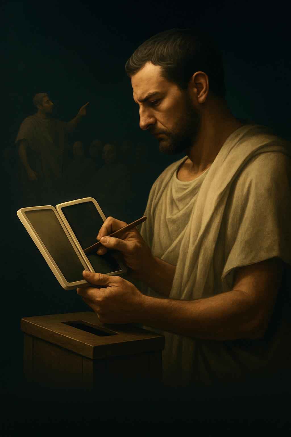 In the Roman Republic, voting was public.