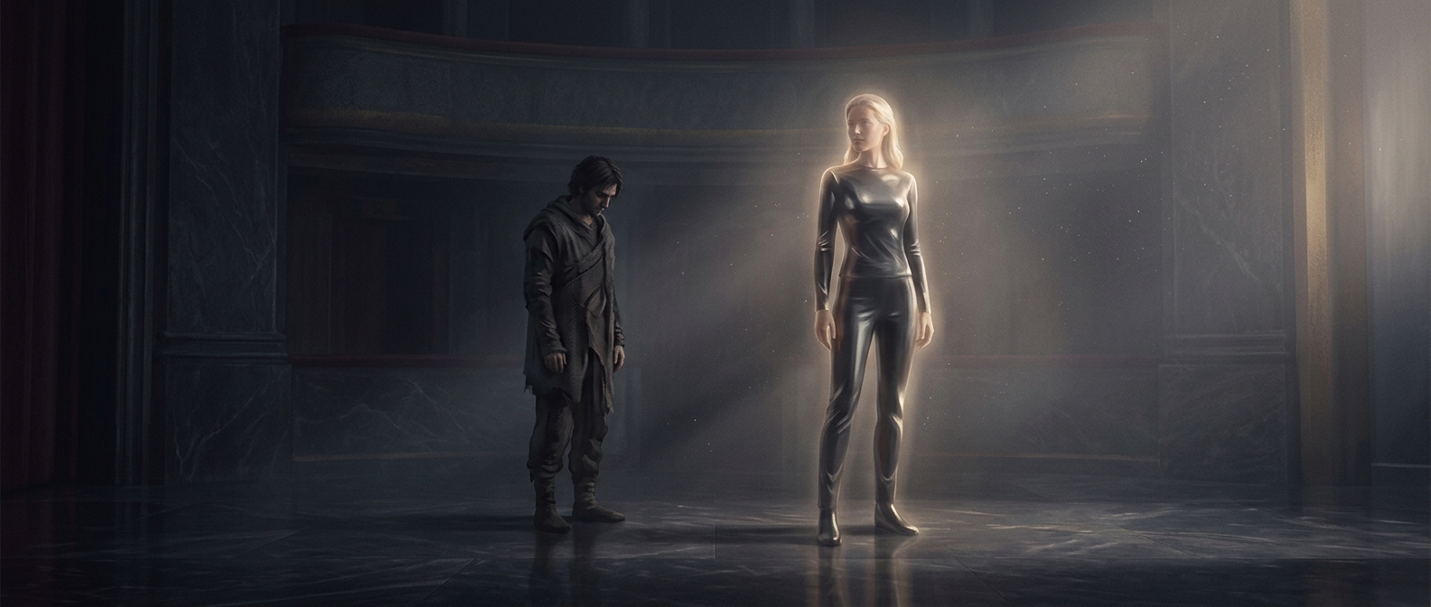 Looking terribly worse by standing near someone better