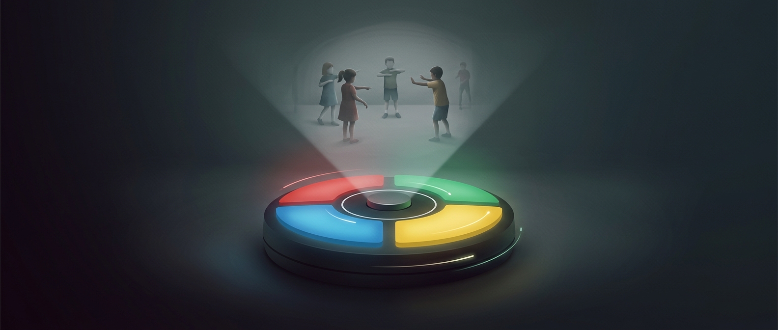 Электронная игра Simon — прямая копия детской игры