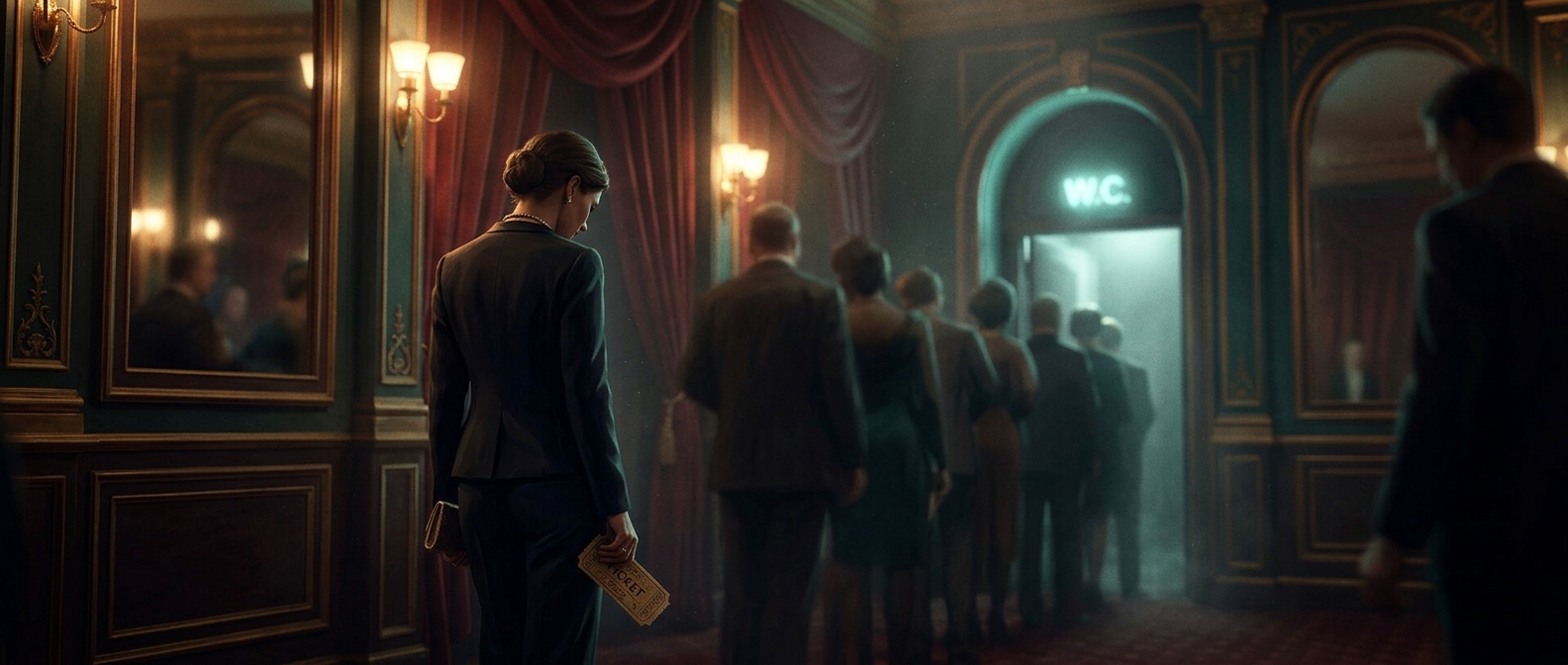 Why the theater intermission bathroom line is so brutal