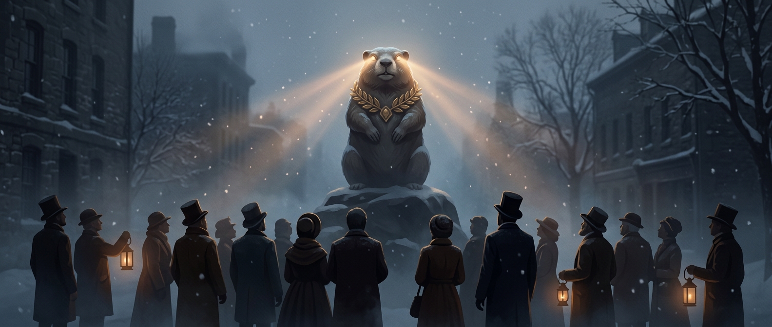 The town that trusts a groundhog with winter