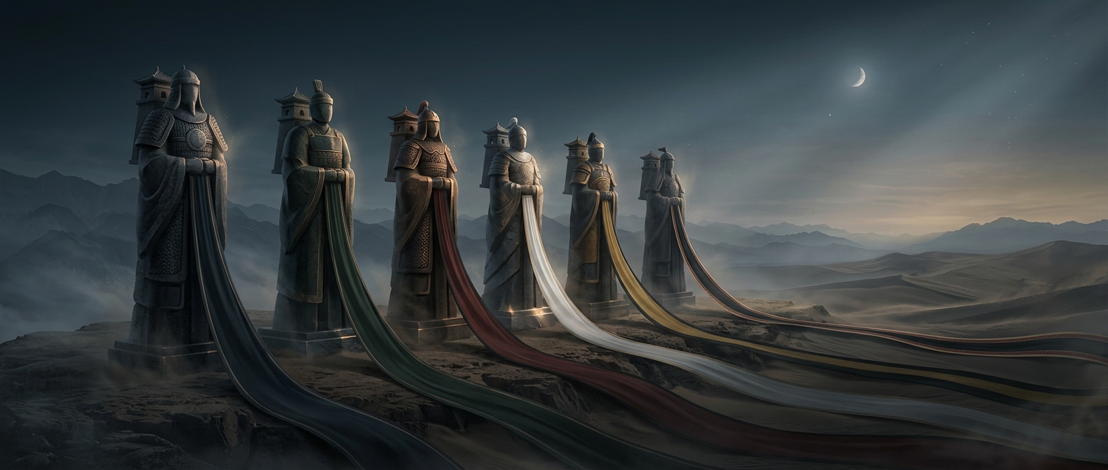 Qing Eight Banners permanently garrisoned Xinjiang frontiers