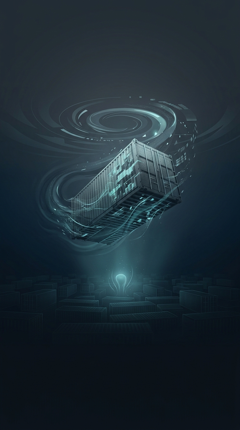 What happens to the thousands of massive metal shipping containers that fall off cargo ships into the ocean every year?