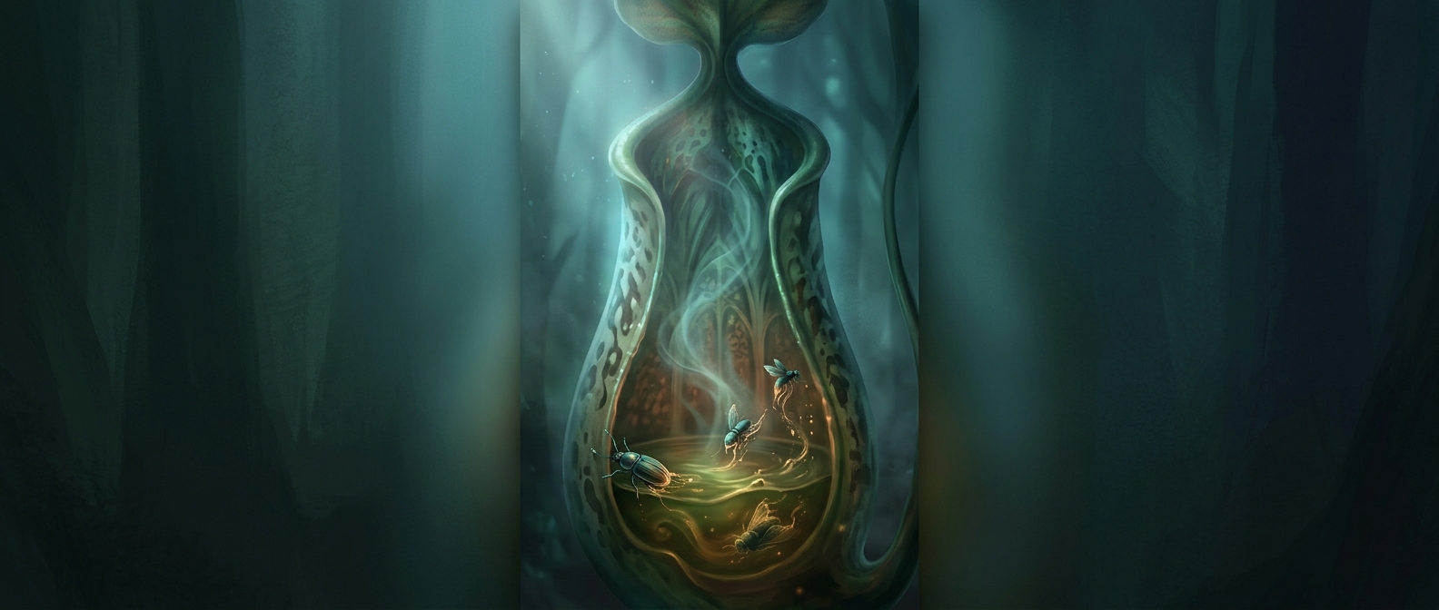 How pitcher plants turn insects into liquid