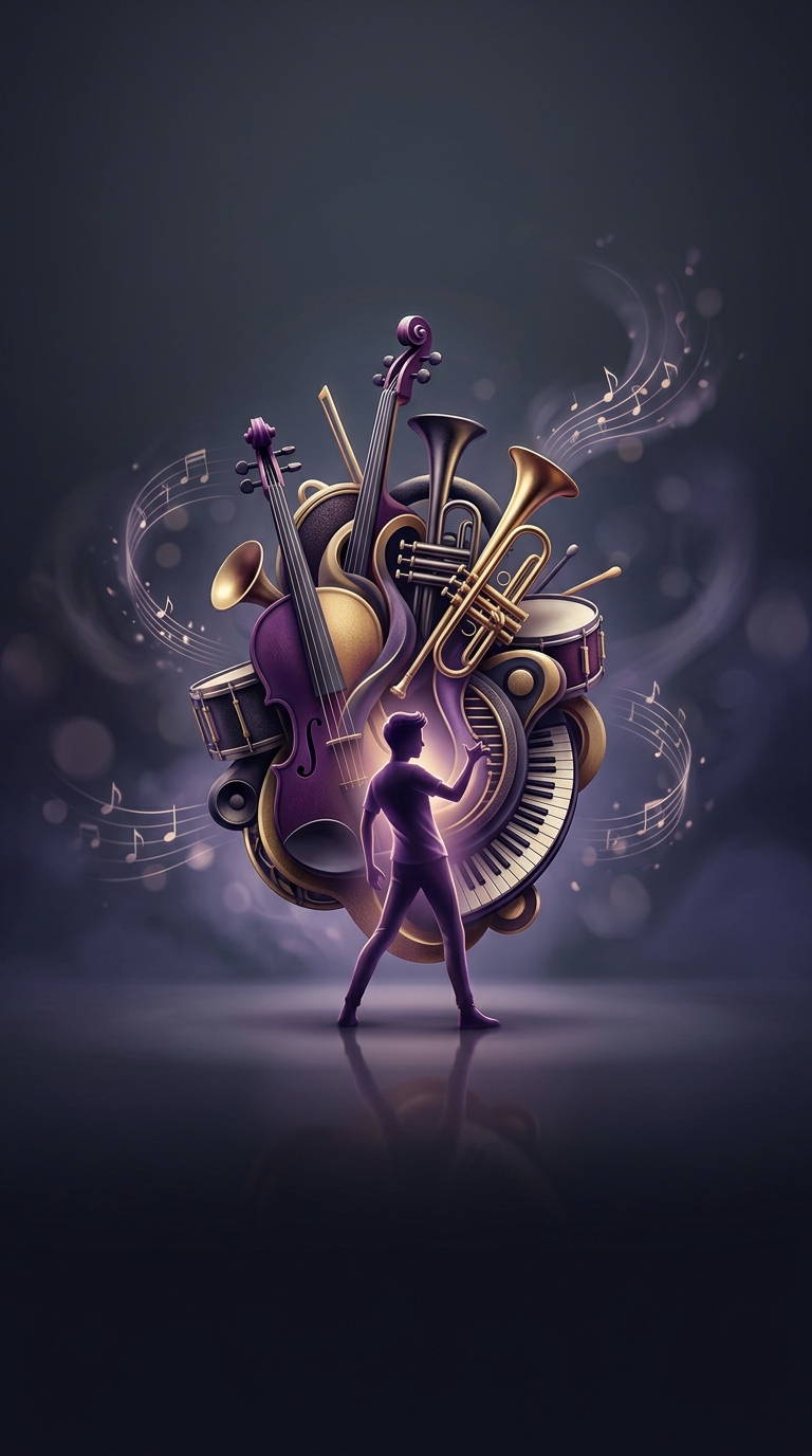 Prince played twenty-seven different instruments on his debut album For You, completely producing, arranging, and performing the entire record by himself at the wildly obnoxious age of nineteen.